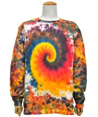 画像1: GRATEFUL TIE-DYE FACTORY メンズ・長袖Tシャツ（リブ袖） / Mサイズ (1)