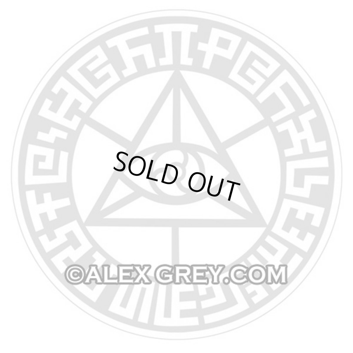 画像1: ALEX GREY ステッカー「Mystic Eye」3枚入り (1)