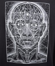 画像2: ALEX GREY メンズ・長袖Tシャツ「Human Geometry」 (2)