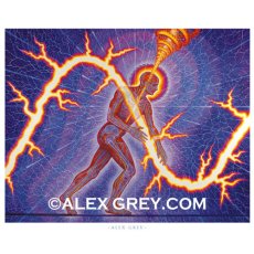 画像1: ALEX GREY ポスター「Lightworker」 (1)