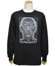 画像1: ALEX GREY メンズ・長袖Tシャツ「Human Geometry」 (1)