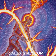 画像2: ALEX GREY ポスター「Lightworker」 (2)