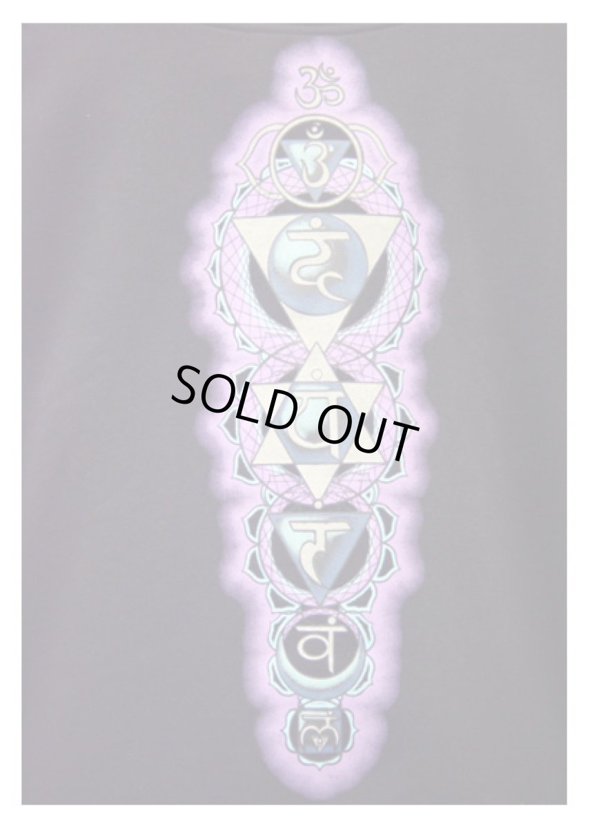 画像5: SPACE TRIBEメンズパーカー「CHAKRA/パープル」 (5)