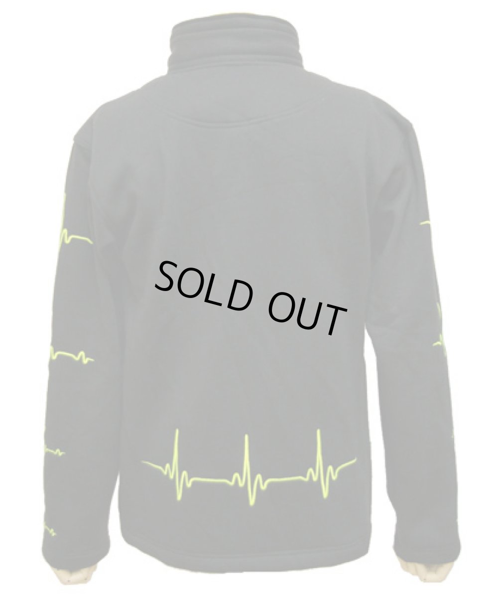 画像5: SPACE TRIBEユニセックス・ジャケット(フード別売り)「UV Yellow Pulse」 (5)