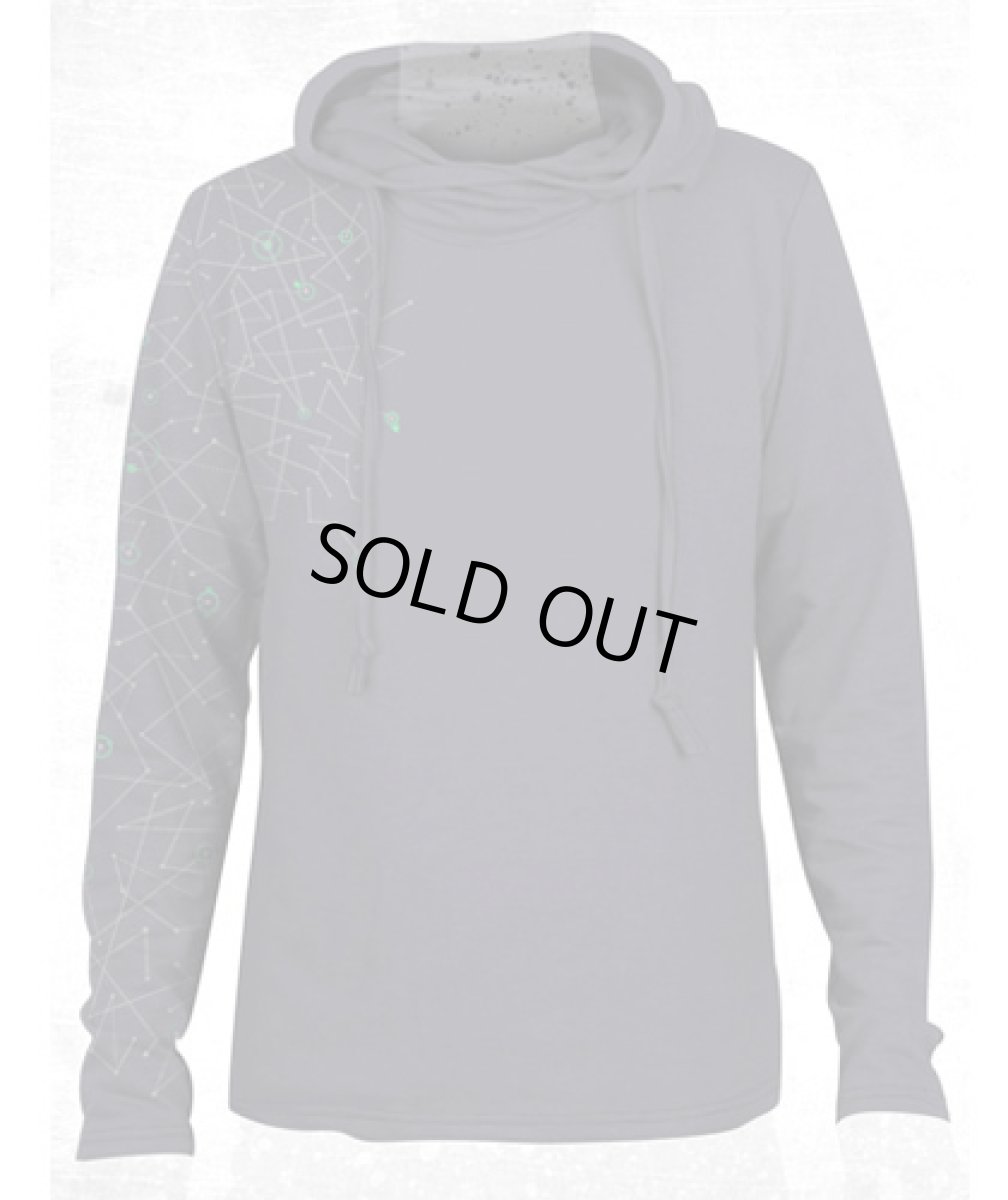 画像2: PLAZMAメンズ・パーカー「Astro / グレー」 (2)