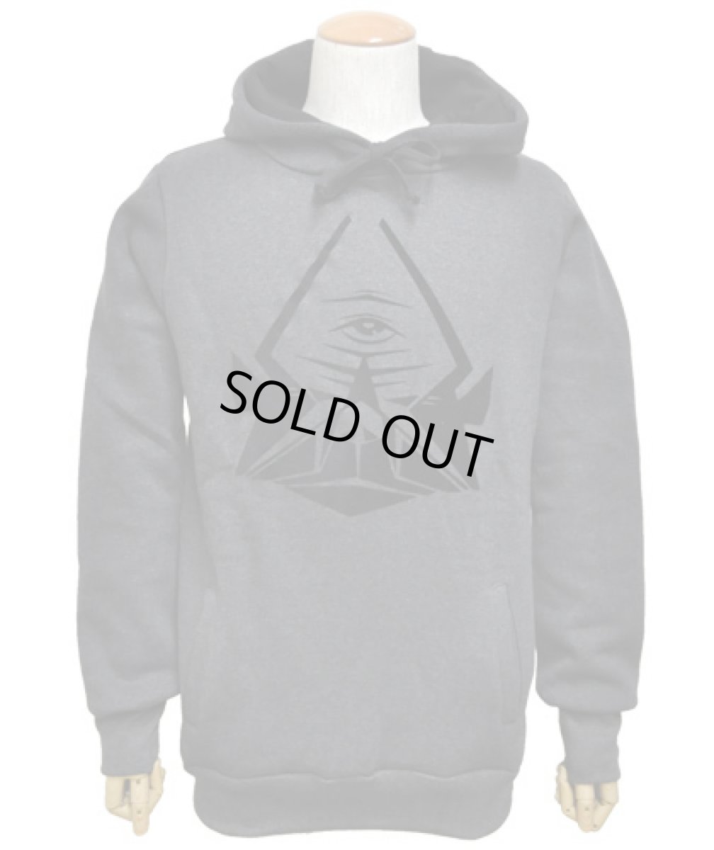 画像2: PLAZMAメンズ・パーカー「Gorilla / グレー」 (2)