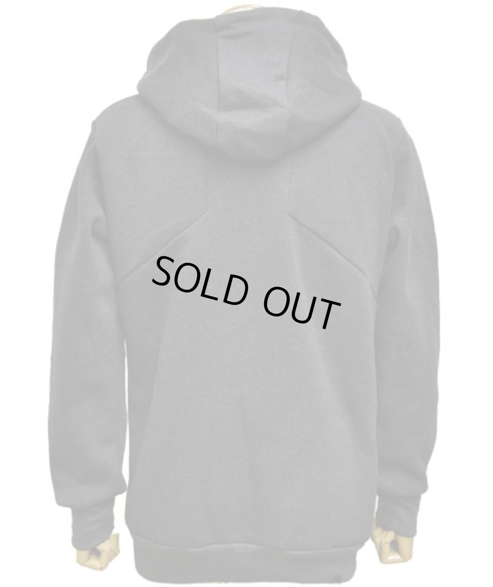 画像4: PLAZMAメンズ・パーカー「Gorilla / グレー」 (4)