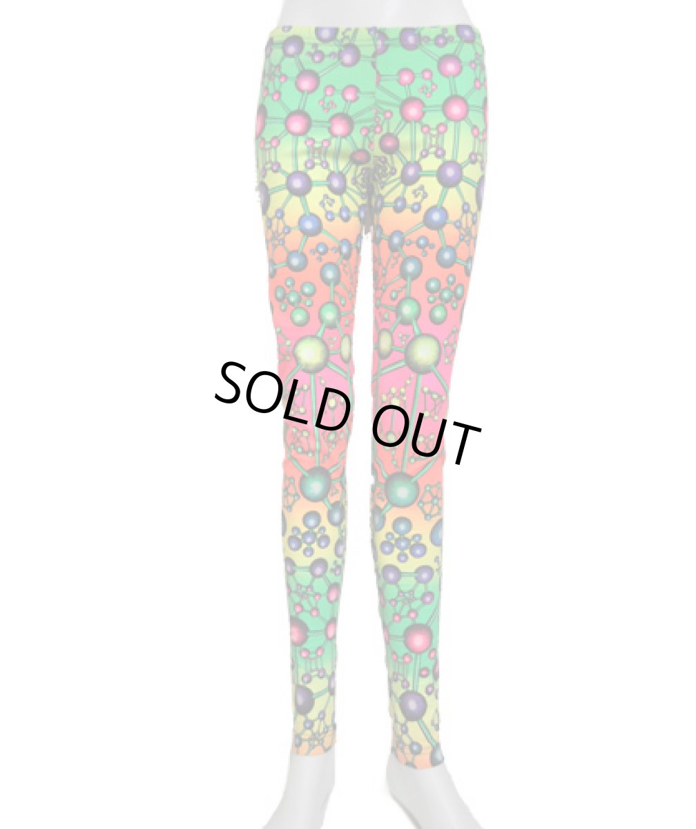 画像2: SPACE TRIBE レギンス「Rainbow Atomic」 (2)