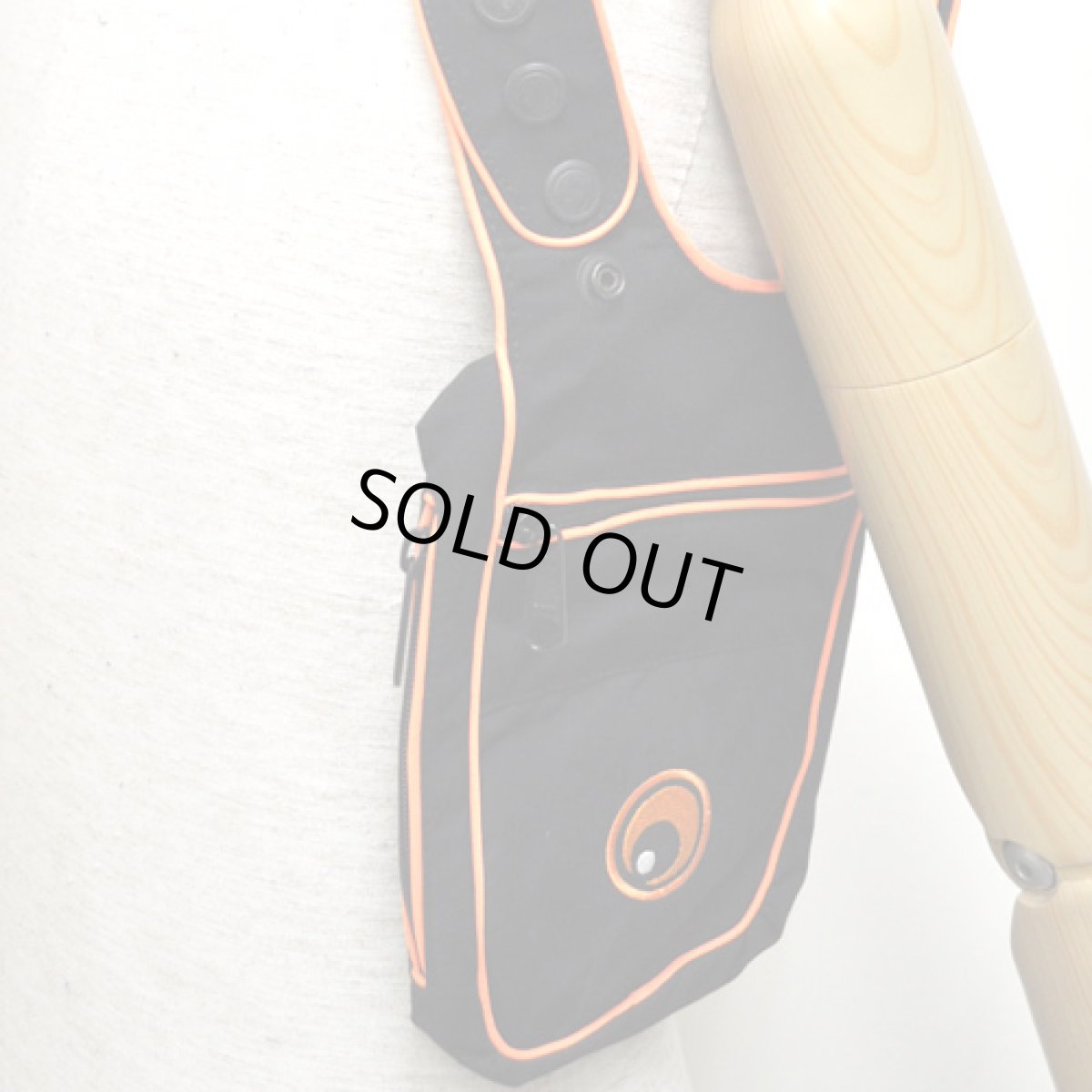 画像3: SPACE TRIBE & ORANGEバッグ/ブラック&オレンジ(S/Mサイズ) (3)