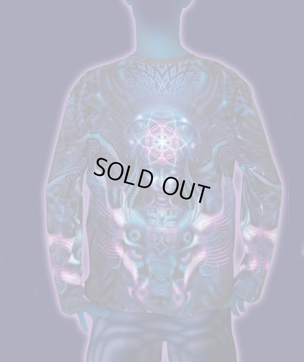 画像2: SPACE TRIBEメンズ・長袖カットソー「Violet Foxy Lady」 (2)