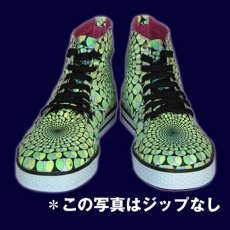 画像4: SPACE TRIBE シューズ「Allstars / Lime Dynamo」(ファスナー付き) (4)