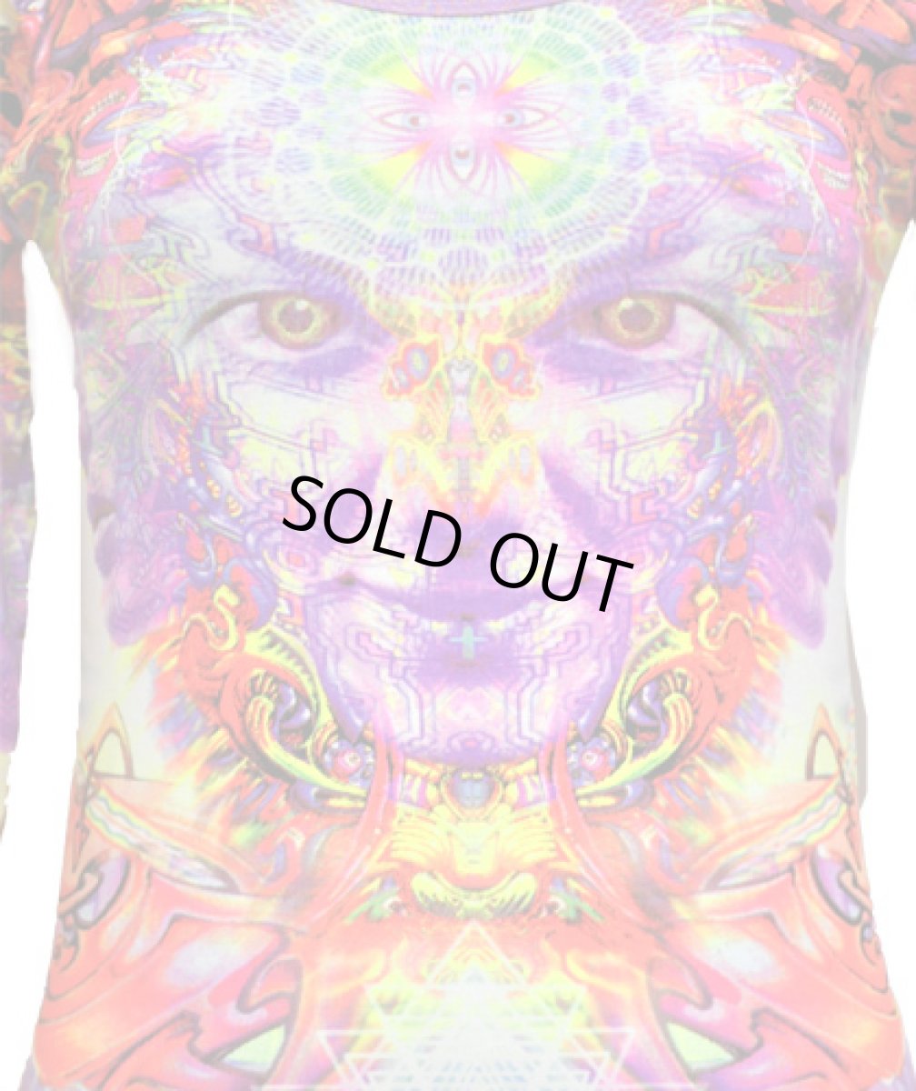 画像3: SPACE TRIBE レディース・長袖カットソー「Namaste」 (3)