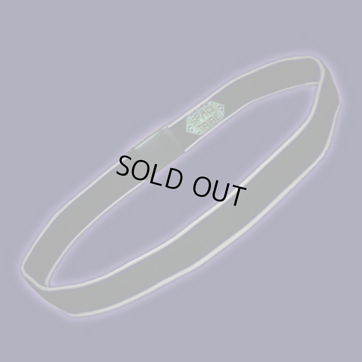 画像2: SPACE TRIBE ベルト「UFO Money Belt /ブラック + グレー」 (2)