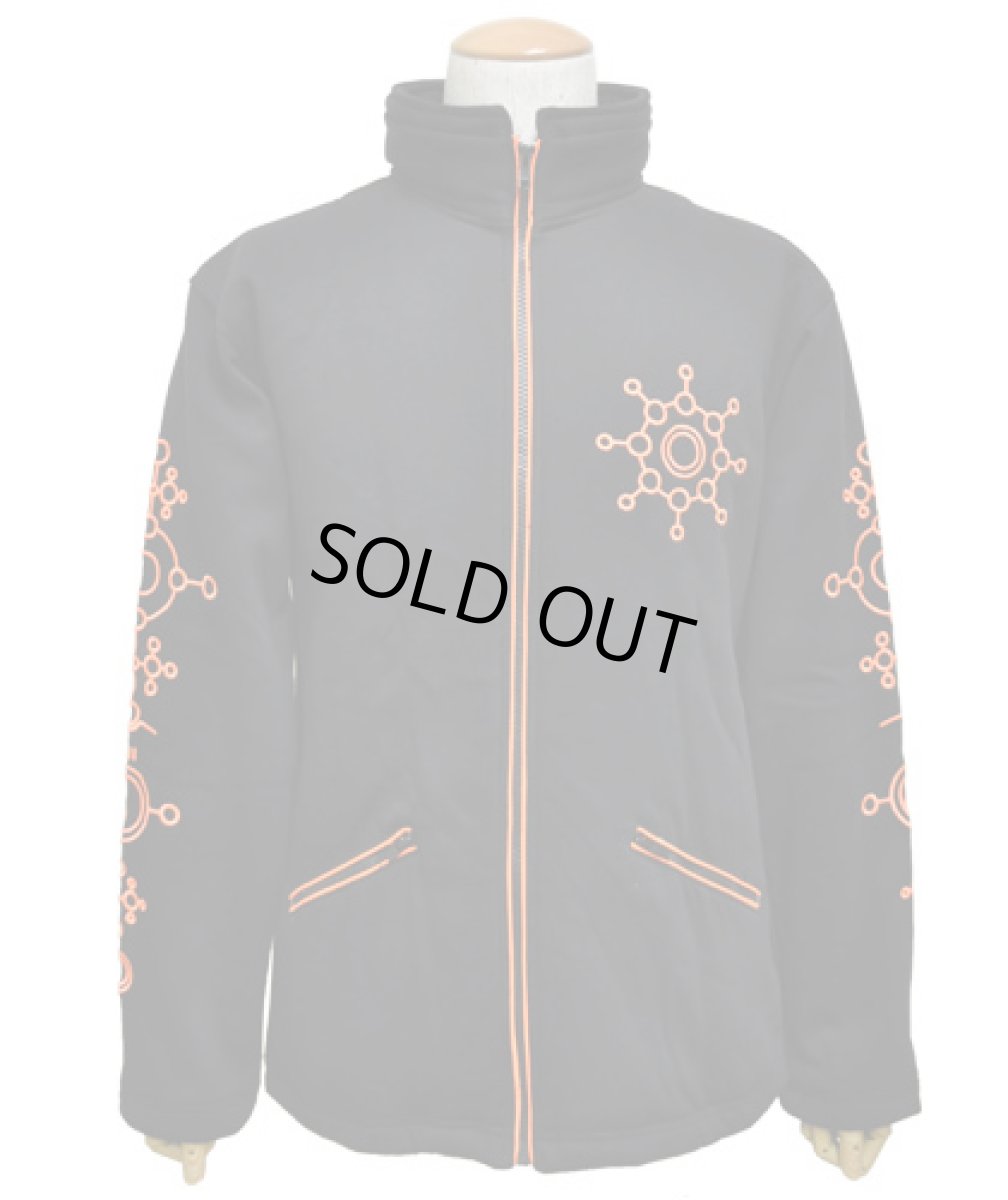 画像4: SPACE TRIBE メンズ・ジャケット(フード別売り)「UV Orange Alien Glyph」 (4)