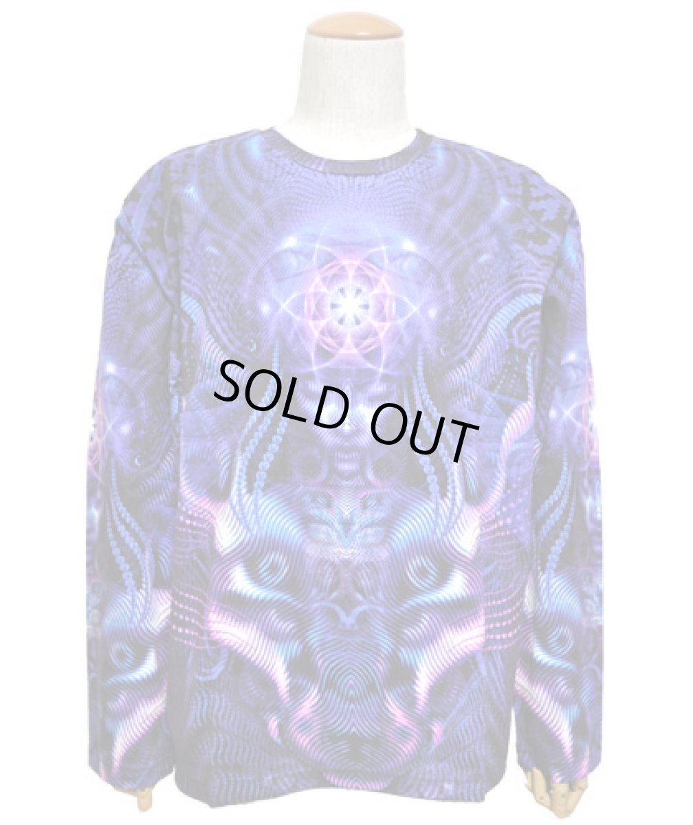 画像3: SPACE TRIBEメンズ・長袖カットソー「Violet Foxy Lady」 (3)