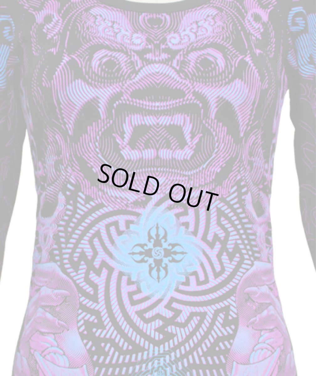 画像2: SPACE TRIBE レディース・長袖カットソー「Violet Mahakala」 (2)