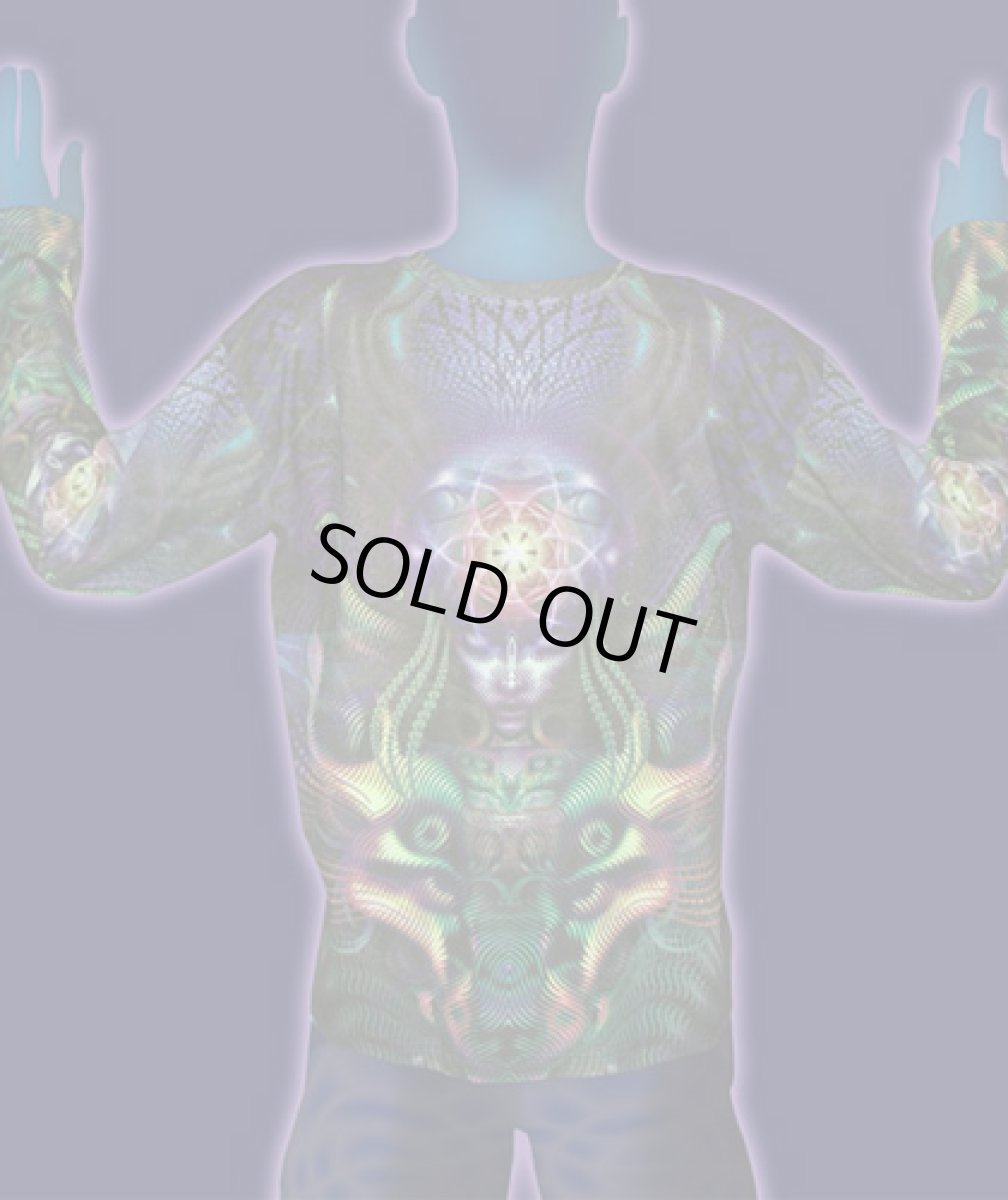 画像2: SPACE TRIBEメンズ・長袖カットソー「Foxy Lady」 (2)