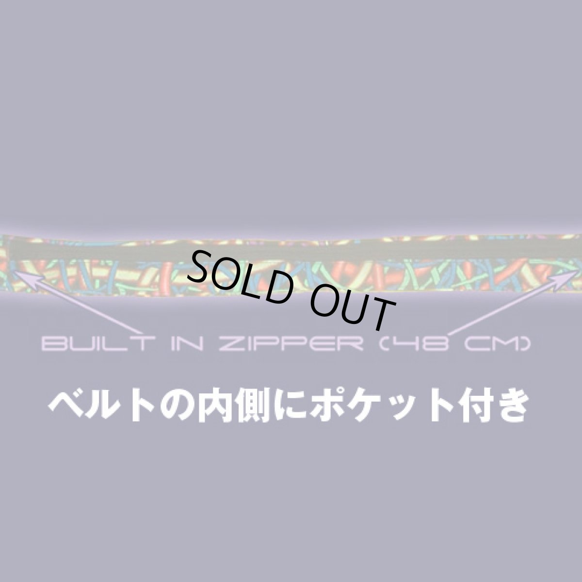 画像4: SPACE TRIBE ベルト「UFO Money Belt / Fully Wired」 (4)