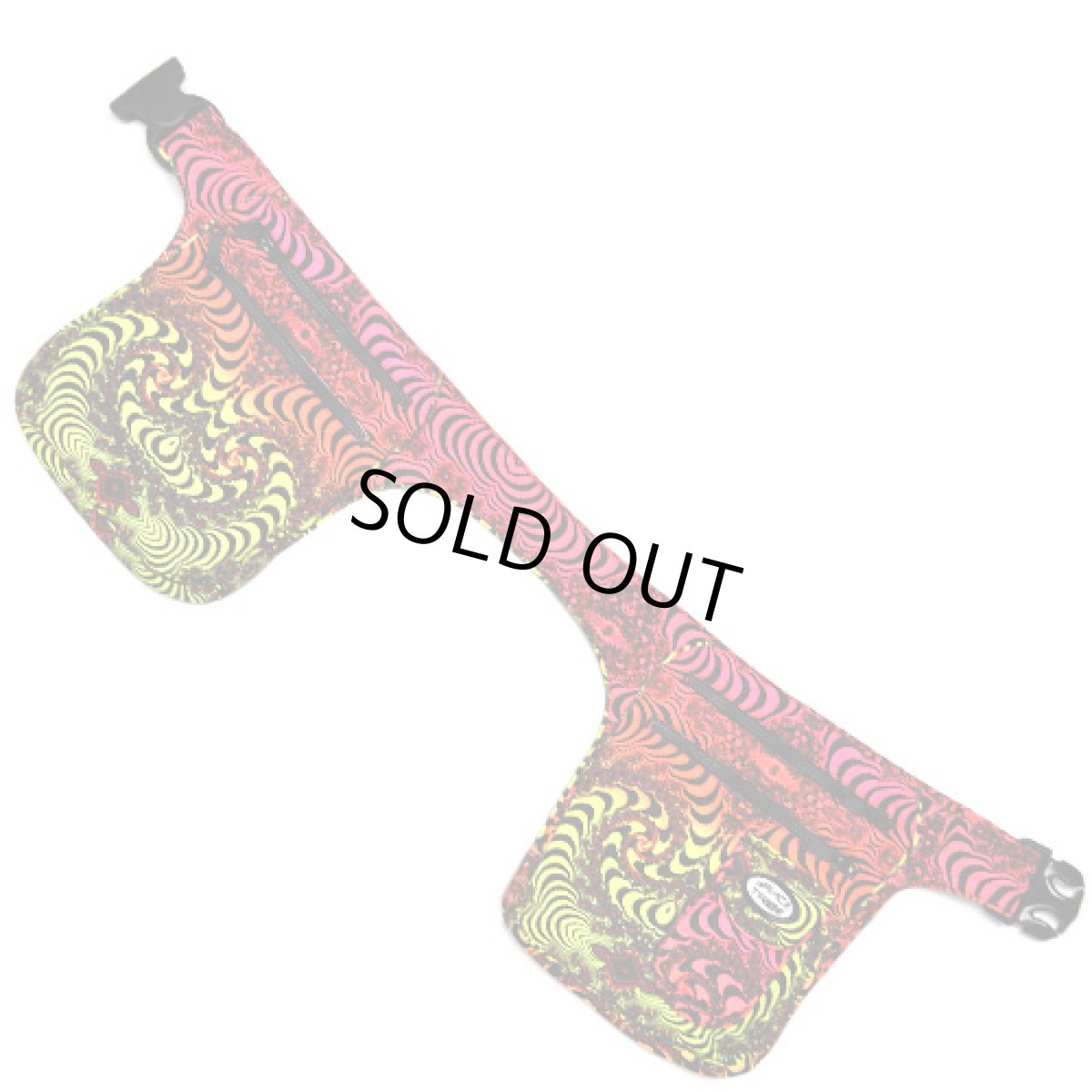 画像5: SPACE TRIBE 8ポケットウエストバッグ「Rainbow Fractal-B」 (5)