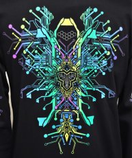 画像5: SPACE TRIBEメンズ・長袖Tシャツ「Techno Sapien」 (5)