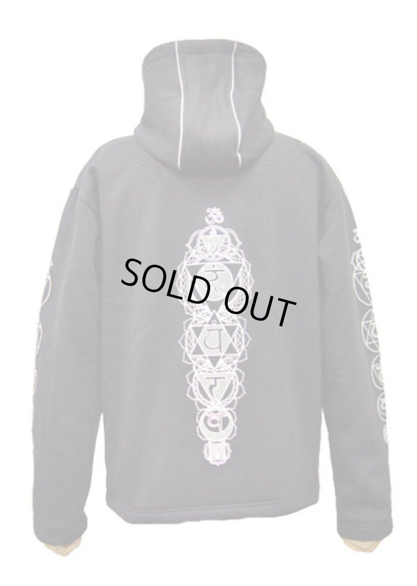 画像5: SPACE TRIBEメンズパーカー「CHAKRA/リフレクター」 (5)