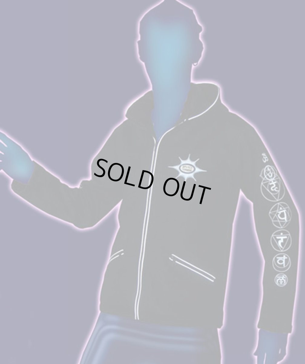 画像2: SPACE TRIBEメンズパーカー「CHAKRA/リフレクター」 (2)