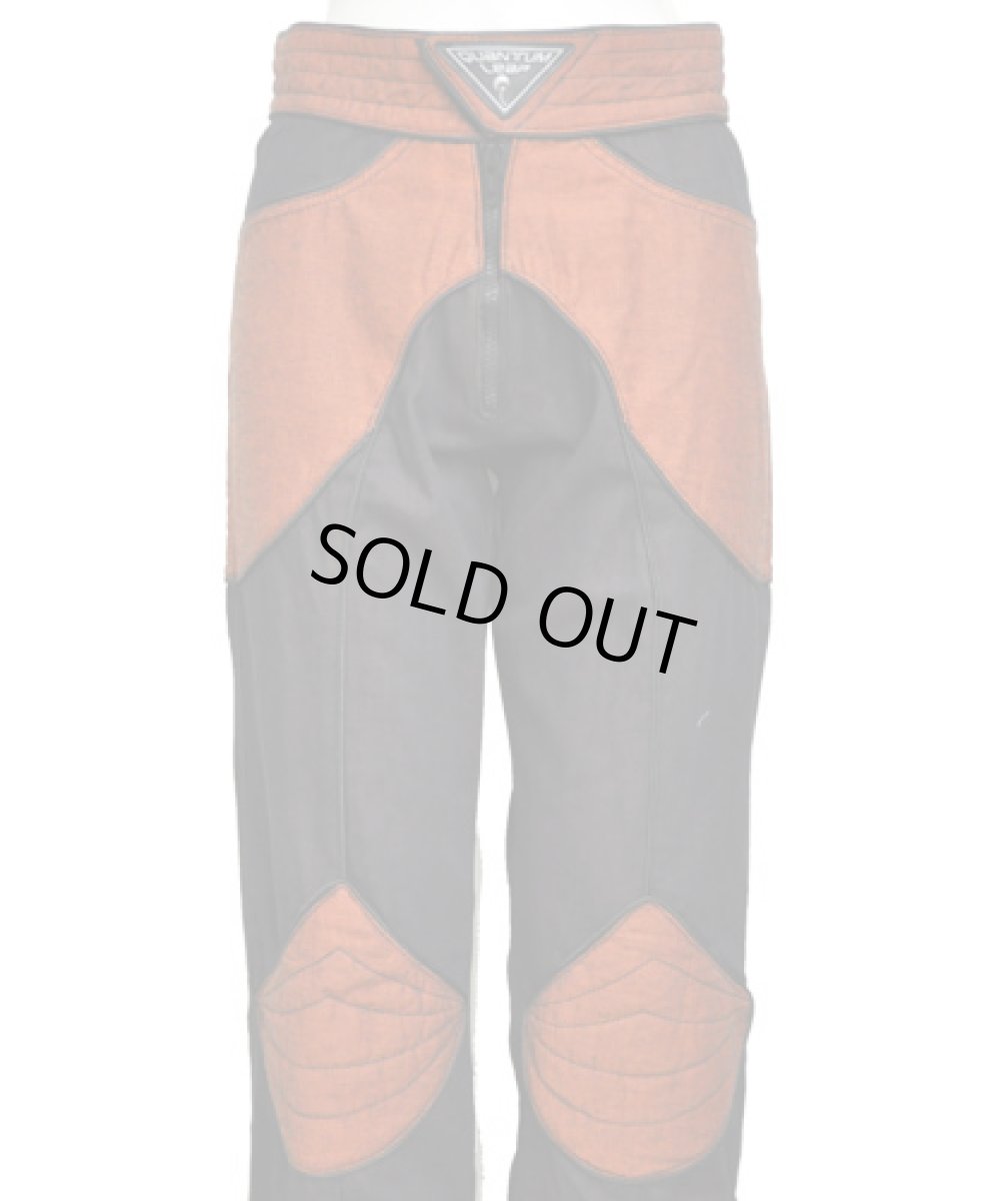 画像4: Quantum Leap レディース・2WAYパンツ / オレンジ&ブラック (4)