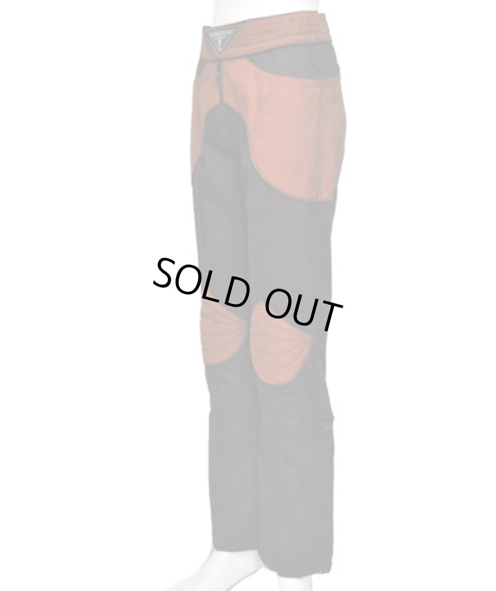 画像2: Quantum Leap レディース・2WAYパンツ / オレンジ&ブラック (2)