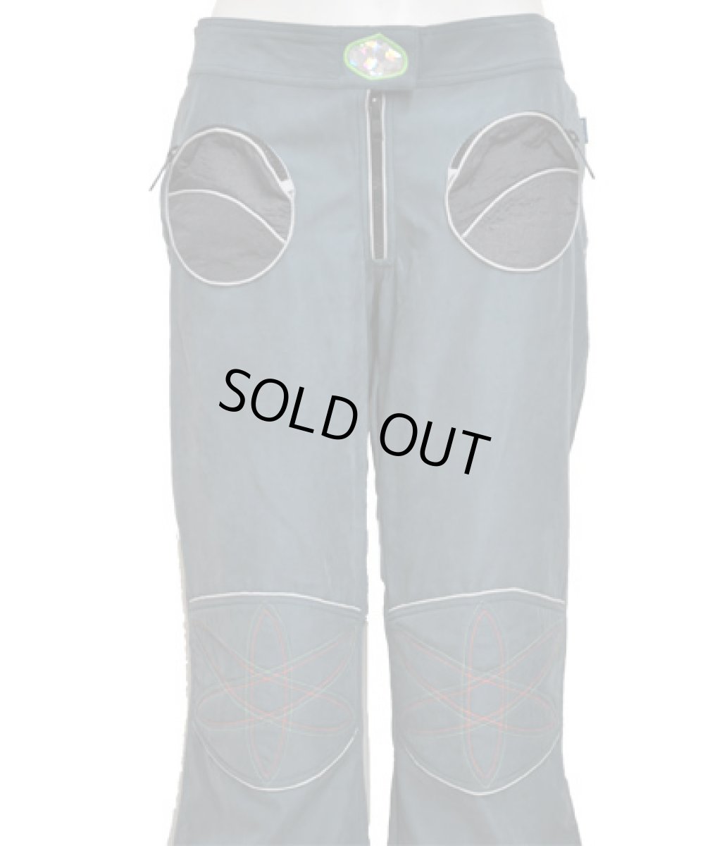 画像4: Moon Walker レディース・フレアパンツ / グリーン (4)