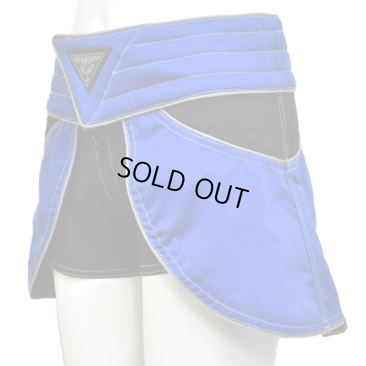 画像2: Quantum Leap レディース・キュロットパンツ / ブルー&ブラック (2)