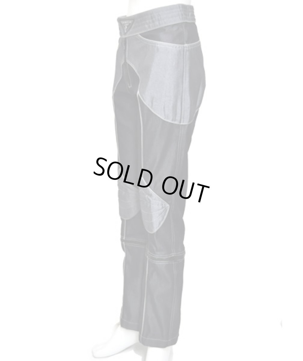 画像2: Quantum Leap レディース・2WAYパンツ / グレー&デニムブルー (2)