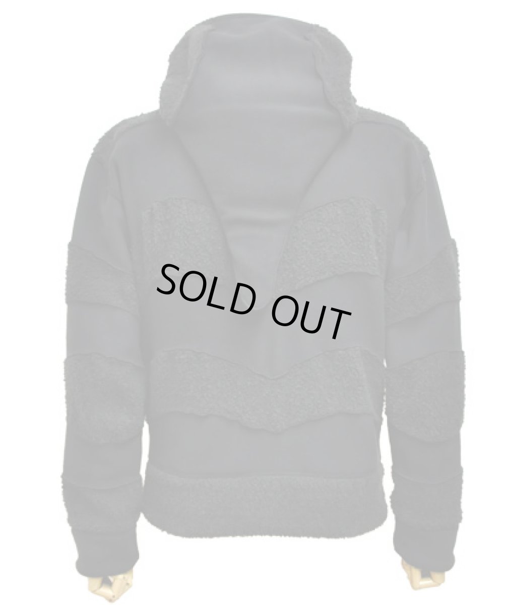 画像4: BONEメンズ・フリース・パーカー / ブラック (4)