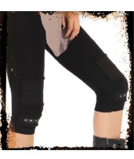 画像2: PSYLO レディース・レギンス「Short Leggings / ブラック」 (2)