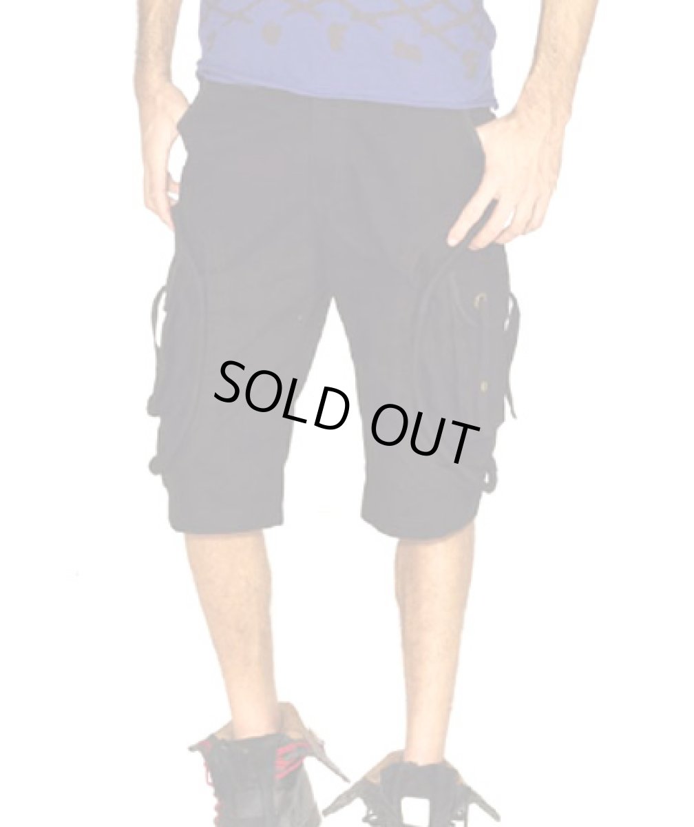 画像1: PSYLO メンズ・パンツ「Razor Rmx Shorts / ブラック」 (1)