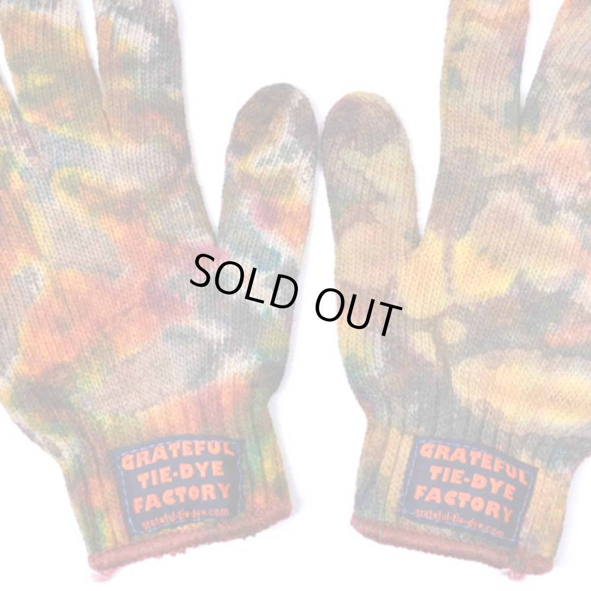 画像2: GRATEFUL TIE-DYE FACTORY メンズ軍手袋 / ミックス (2)