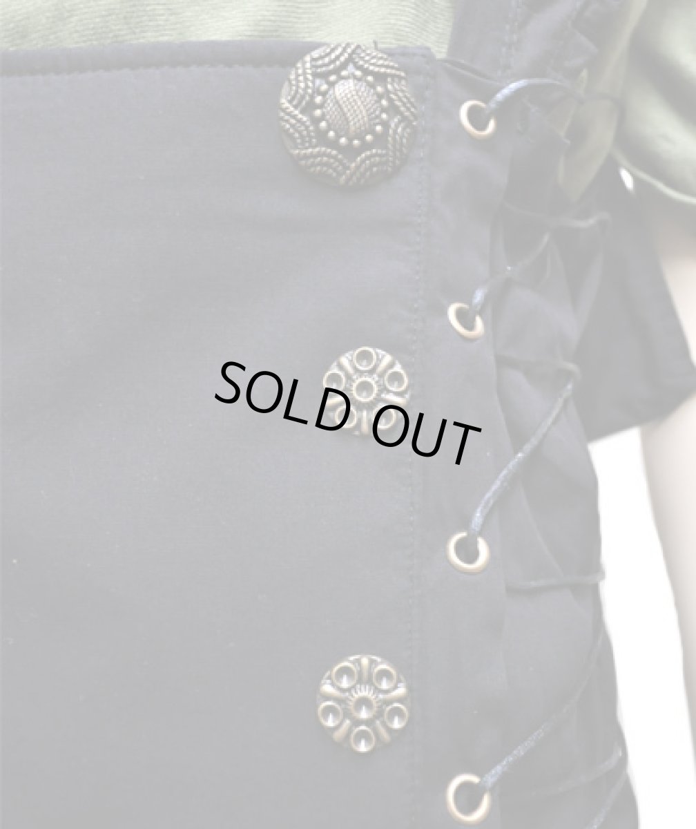 画像5: KAYO - Anime Clothing「フリル・ストラップ・ロンパー / ブラック」 (5)