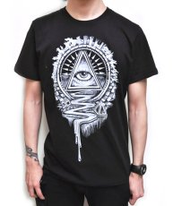 画像1: PLAZMA メンズTシャツ「Unliminati / ブラック」 (1)