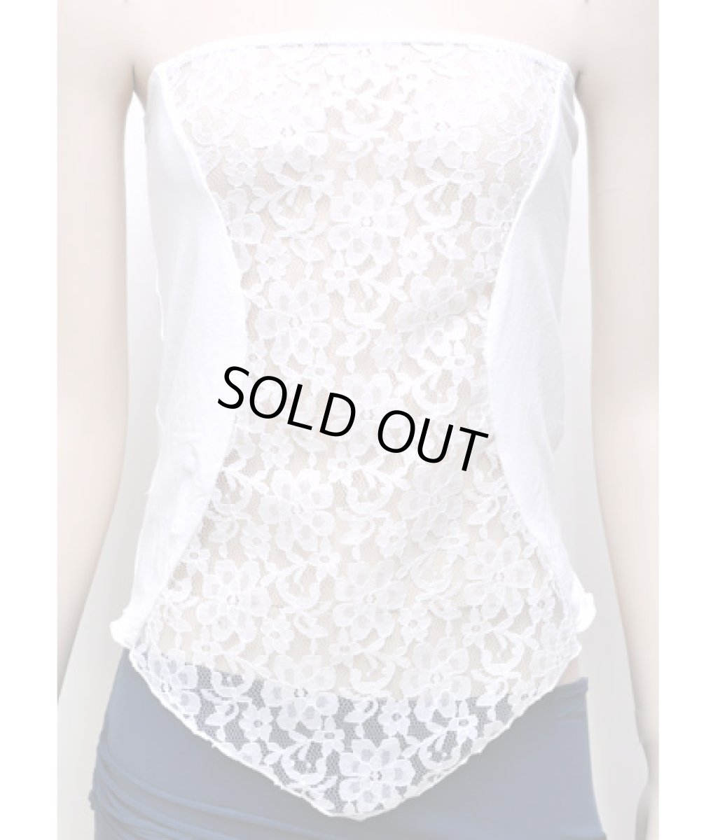 画像4: KAYO - Anime Clothing「2ピース・カーディガントップ / ホワイト」 (4)