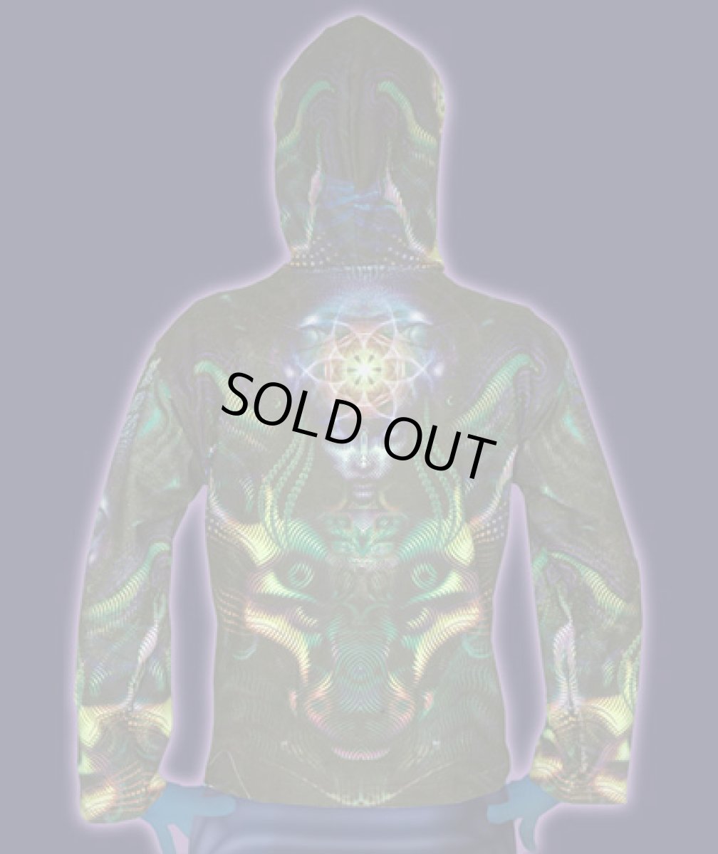 画像2: SPACE TRIBEメンズ・パーカー「Foxy Lady」 (2)