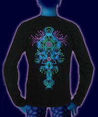 画像3: SPACE TRIBEメンズ・長袖Tシャツ「UltraHedron」 (3)