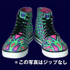 画像4: SPACE TRIBE シューズ「Allstars / Acid Dragonfly」(ファスナー付き) (4)