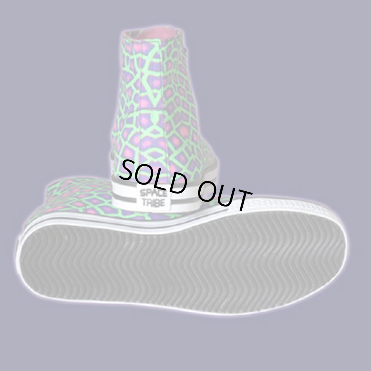 画像3: SPACE TRIBE シューズ「Allstars / Acid Dragonfly」(ファスナー付き) (3)