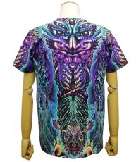 画像3: SPACE TRIBEメンズ・Tシャツ「Rainbow Barong Totem」 (3)