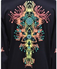 画像5: SPACE TRIBEメンズ・長袖Tシャツ「Fire Hedron」 (5)