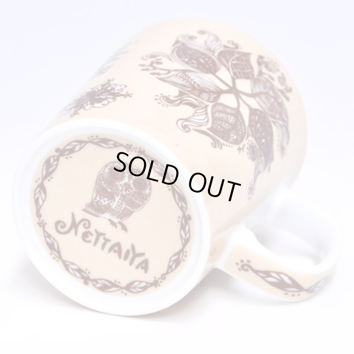 画像4: NETTAIYA マグカップ「リーフ／ベージュイエロー」 (4)