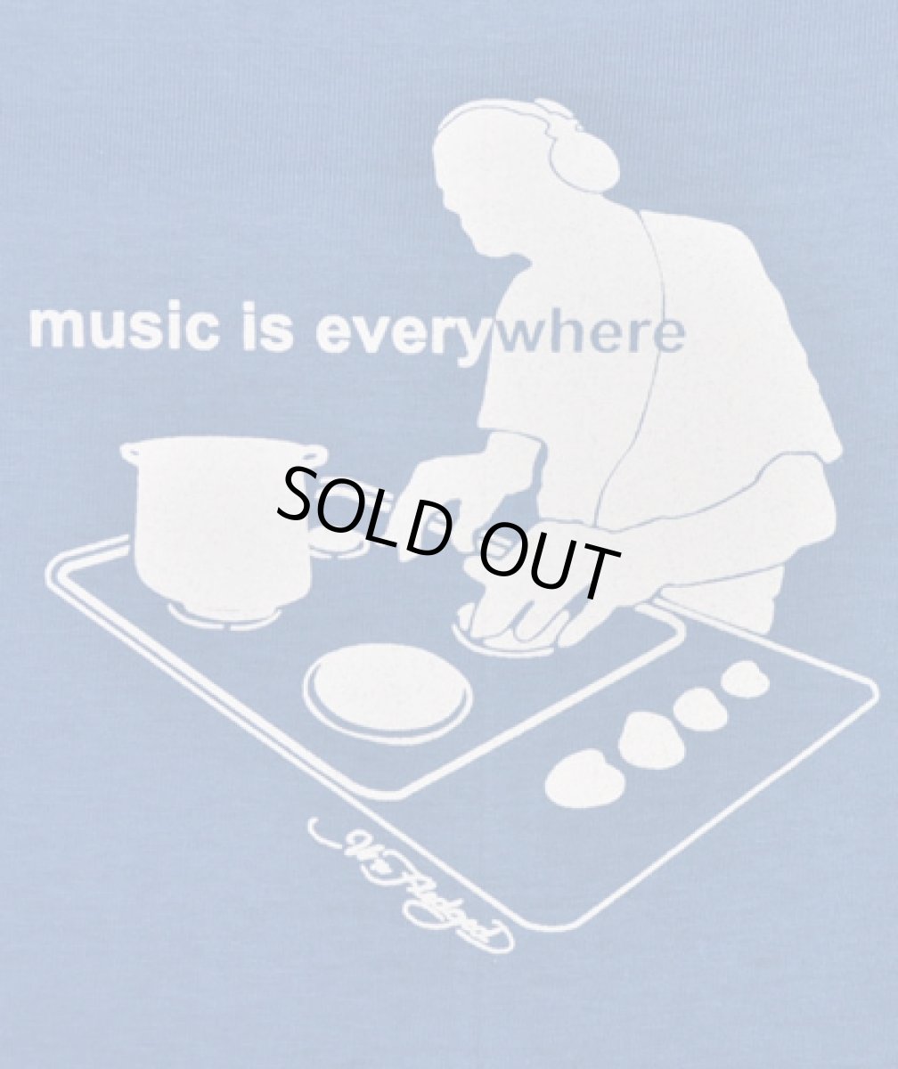 画像4: メンズ・Tシャツ「Music is Everywhere  / ブルー」 (4)