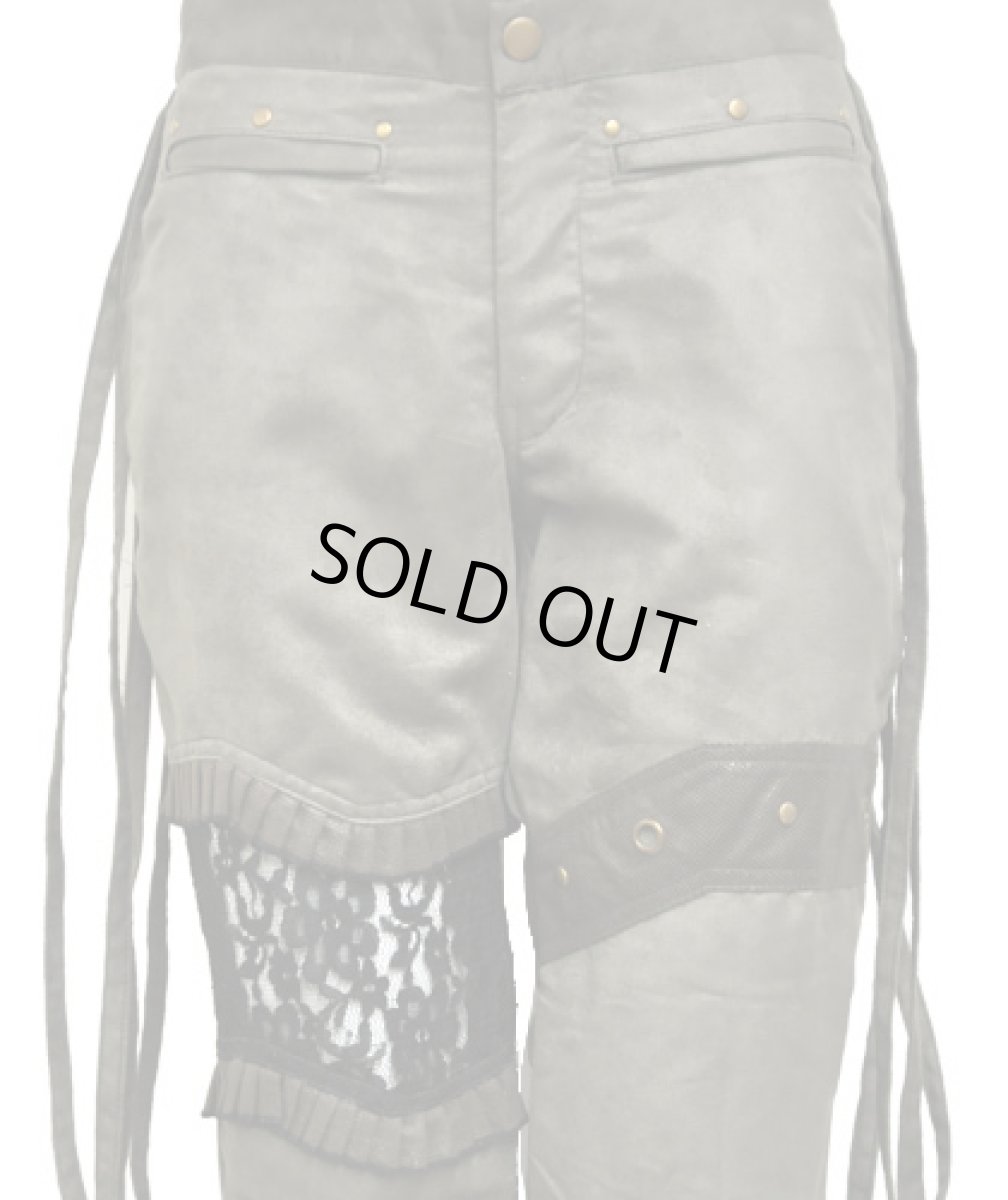 画像4: FLOWER OF LIFE レディース・パンツ / グリーン (4)