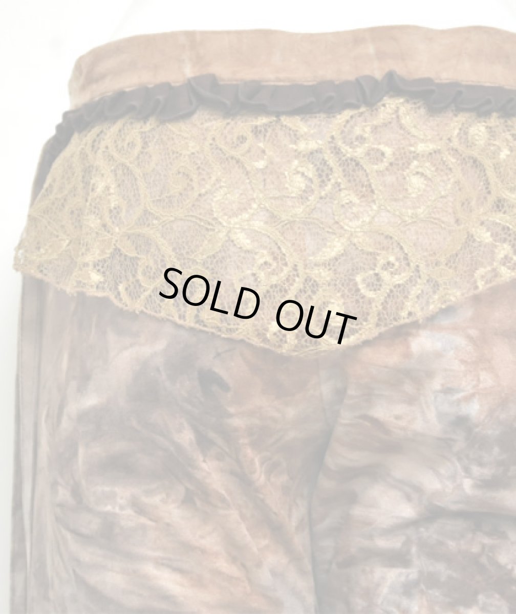 画像5: FLOWER OF LIFE レディース・パンツ / ブラウンミックス (5)