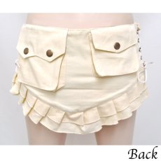 画像3: KAYO - Anime Clothing  スカートベルト「Pleated Skirt Belt / ベージュ」 (3)