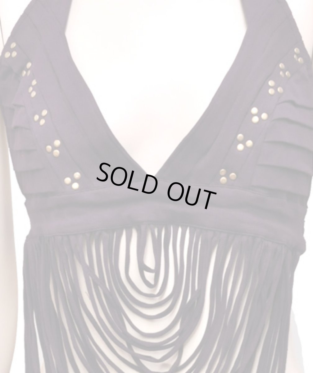 画像2: KAYO - Anime Clothing ノースリーブ「Xavi String Bra / プラム」 (2)